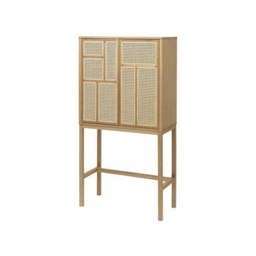Design House Stockholm - Buffet Air Cabinet  - Chãªne/Cane  - Marron