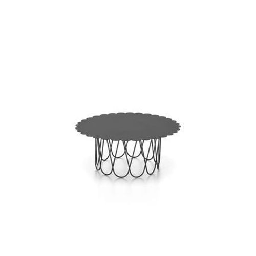 Vitra - Table Flower - Anthracite - Ø80 Cm - Gris