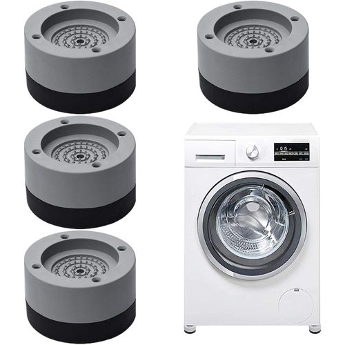 Amortisseurs Lave Linge,Tapis Anti-Vibration Pour Machine À Laver,4Pcs Coussinets Pied De Machine À Laver Anti Vibration,Pieds Anti-Dérapants Lave-Linge,Tampons À Pied Machine À La[MAC1440]