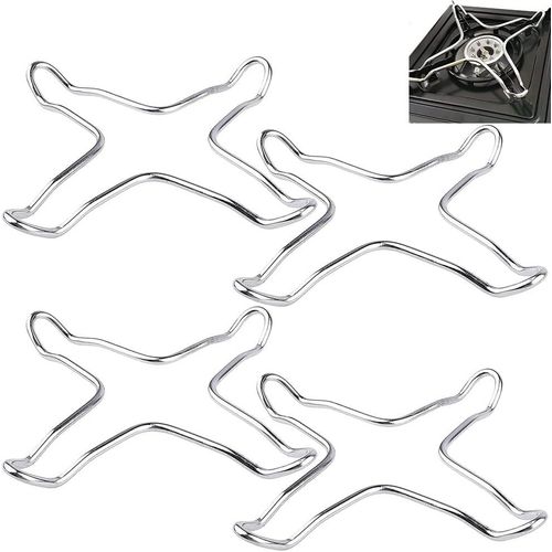 4 Pièces Support Universel Pour Cuisinière, Wok Cuisinière À Gaz Support, Poêle Gaz, Durable Fonte Anneau Une Utilisation Dans Les Cuisines, Tables Cuisson[MAC1628]