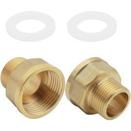 2 Pièces Adaptateur Gaz 1"" Vers 3/4"", Raccord De Tuyauterie En Laiton Pour Cuisinières À Gaz, Cuisinières, Réchauds De Camping De Raccords[Mac1648]