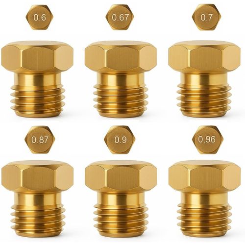 12 Pièces Gicleur Gaz Butane Universels, Injecteur De Gaz Gicleur Bouteille Kit De Conversion, Gpl Bouteille Gicleur Brûleur Pour Cuisinière À Gaz De Brûleur Au Propane0,50+0,65+0[MAC1848]