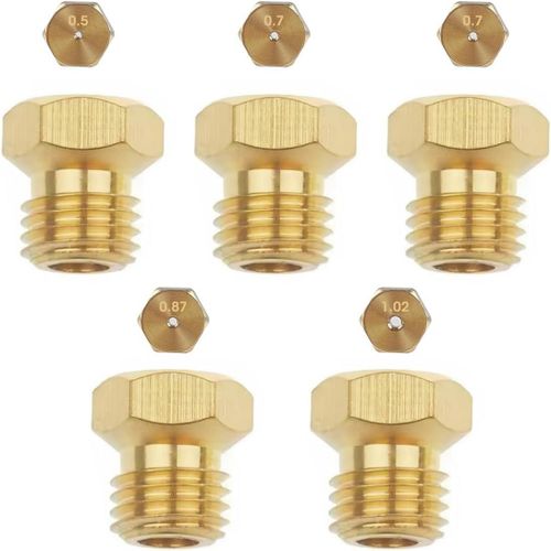 5 Pièces Gicleur Gaz Butane Universels, Injecteur De Gaz Gicleur Bouteille Kit De Conversion, Gpl Bouteille Gicleur Brûleur Pour Cuisinière À Gaz De Brûleur Au Propane[MAC1851]