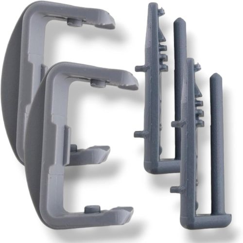 Butée De Rail De Roulement Set 2X Arrière 2X Avant Compatible Avec Beko Blomberg Whirlpool Bauknecht Ikea Capuchon De Rail De Roulement Final Bouchon Pour Panier De Lave-Vaisselle[MAC1458]