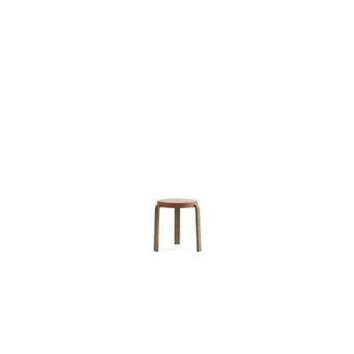Normann Copenhagen - Tabouret Tap - Caramel - Noyer - Orange