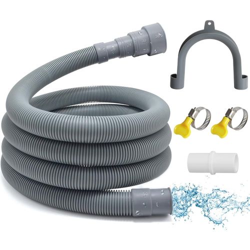 Tuyau Vidange Machine A Laver, Rallonge De Tuyau De Vidange, Tuyau De Vidange Universel, Tuyau D'Évacuation D'Eau, Vidange Machine A Laver, Rallonge De Tuyau, Pour Lave-Linge, Lave[MAC0129]