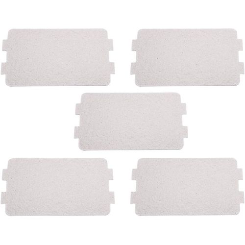 5Pcs Plaque À Micro-Ondes Remplacement De Feuille De Plaque De Mica De Four À Micro-Ondes Mica Feuille Couvercle De Guide D'Ondes Hyperfréquences Réparation Accessoire Cuisine Four[MAC0930]