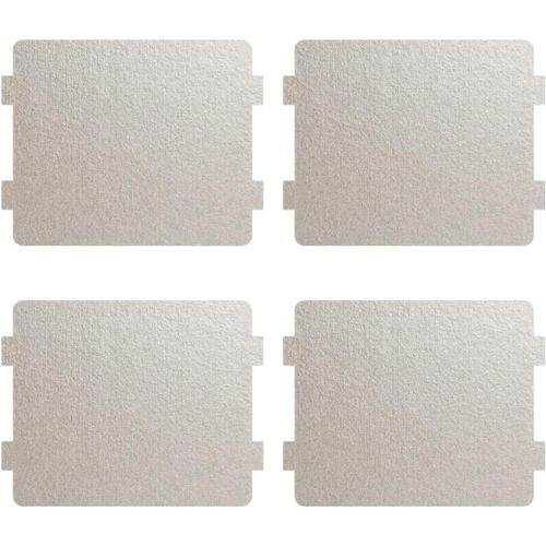 Plaque Mica Micro Ondes, Plaque En Mica Pour Réparation De Micro-Ondes, Plaque De Remplacement Pour Les Accessoires De Réparation De Micro-Ondes, 4 Pièce[MAC0760]