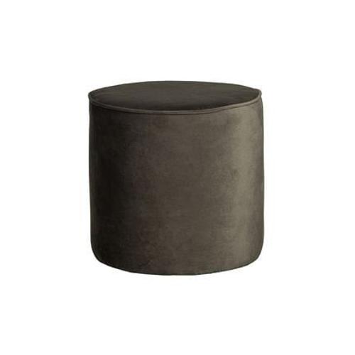 Made By Woood - Sara - Pouf Rond Velours L  - Vert