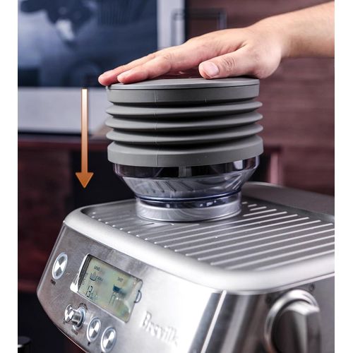 LETNERNY-Moulin À Café À Soufflet En Silicone Compatible Avec Barista Express/Smart Grinder Pro Pour Le Nettoyage, La Rétention Du Marc De Café - Version Étendue