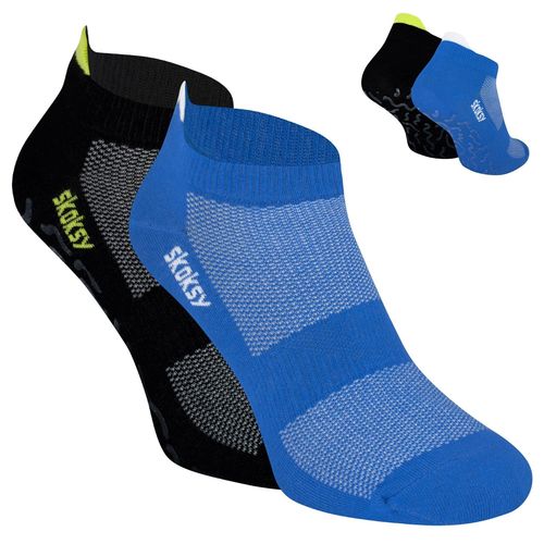 Zooksy Chaussettes Antidérapantes - 2 Paires, Femme Et Homme Avec Semelle De Sécurité