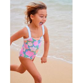 Tiny Flower - Maillot De Bain Une Pièce Pour Fille 2-7 Ans - Bleu -