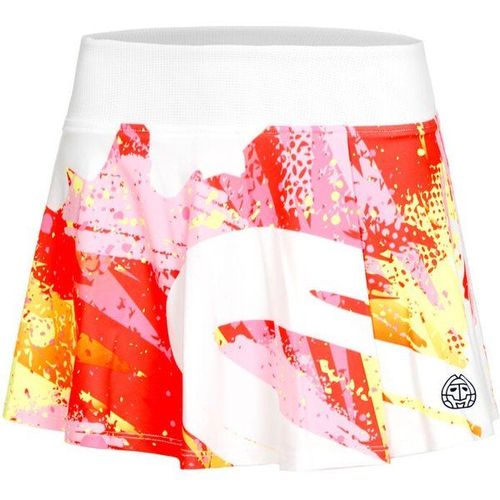 Wild Arts Printed Wavy Jupe Femmes - Blanc , Multicouleur