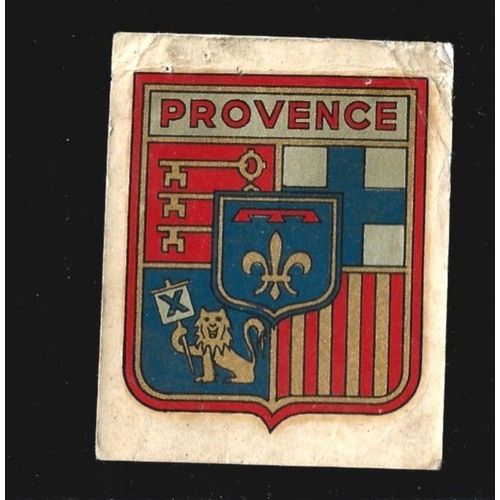 Décalcomanie Ancien Ville Écusson Provence