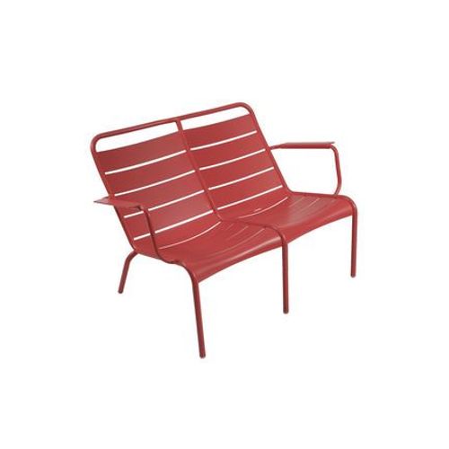 Fermob - Fauteuil Duo Luxembourg - 43 Chili Mat  - Rouge
