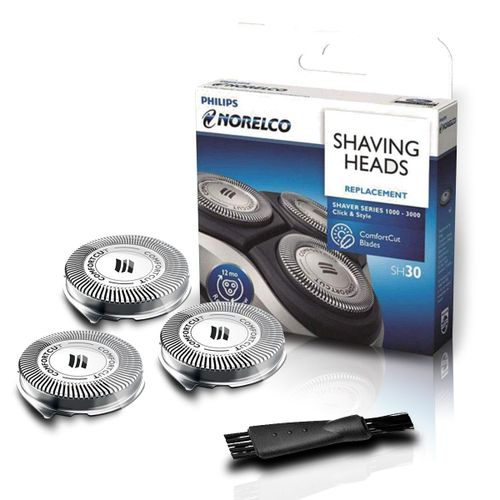 Têtes de rasage Philips SH30/52 compatibles avec les rasoirs Norelco 1000, 2000 et 3000