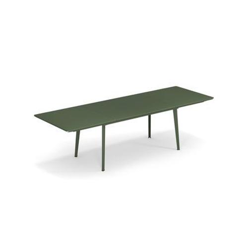 Emu - Table Extensible Plus4 - Vert Militaire - 160 X 90 Cm  - Vert