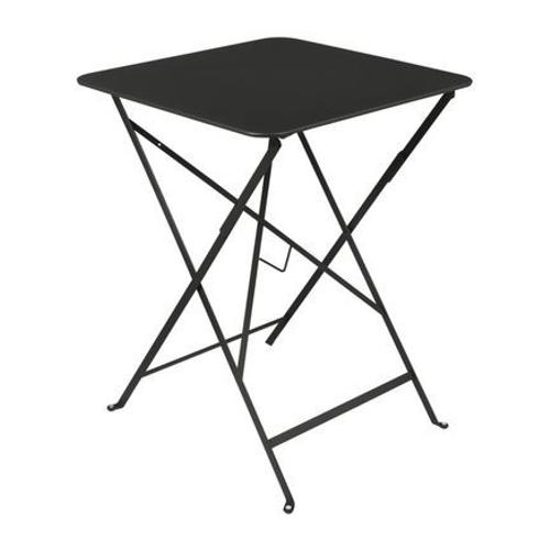 Fermob - Table De Jardin Pliable Bistro Muscade 57 X 57 Cm  - Noir