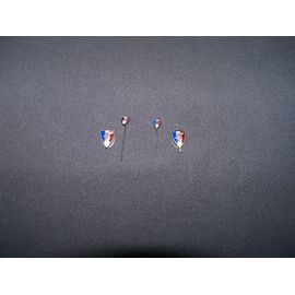 Lot De 4 Insignes Époque Vichy .. Époque 1940 ... 2 Boutonnières Et 2 Avec Épingles.....