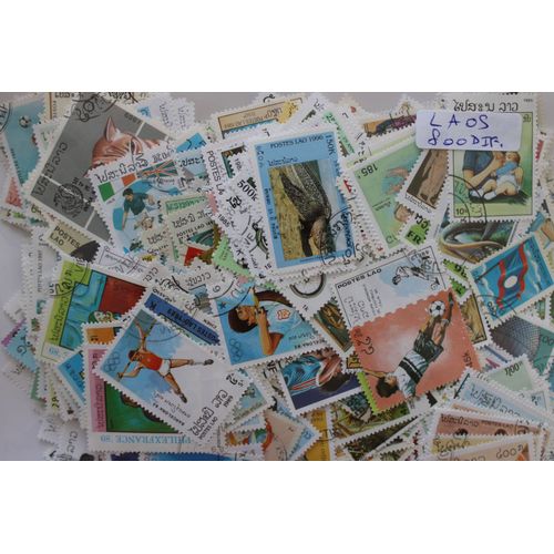 Laos 800 Timbres Différents