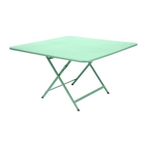 Fermob - Table Pliante CaractãRe - 83 Vert Opaline - Carrã©, 128 X 128 Cm  - Vert