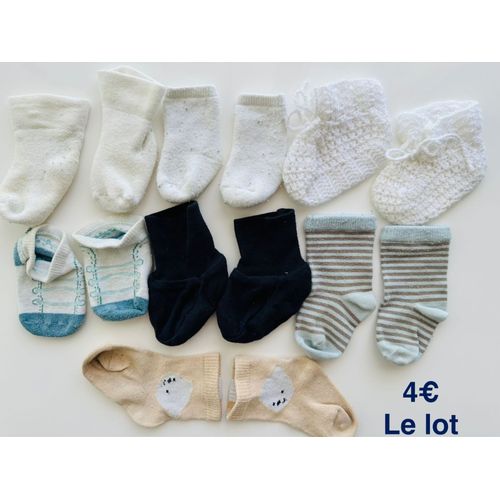 Chaussettes Bébé De Naissance À 6 Mois