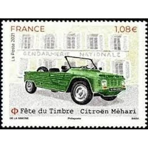 Fête Du Timbre : Voitures Anciennes : Citroën Méhari Année 2021 N° 5519 Yvert Et Tellier Luxe