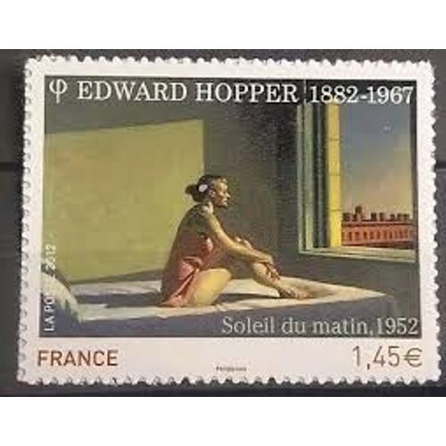 Art : "Soleil Du Matin" Oeuvre D'Edward Hooper Année 2012 N° 4633 Yvert Et Tellier Luxe