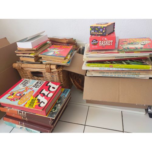 Important Lot De Bd Anciennes Et Livres Nature Et Animaux