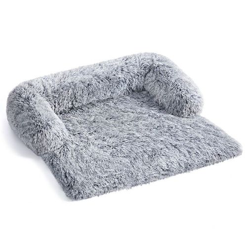 Fluffyhug Panier Pour Chien, Tapis, Couverture De Protection Pour Canapé, Taille L, Pour Chiens De Taille Moyenne, 95 X 85 X 16 Cm, Gris Ombré
