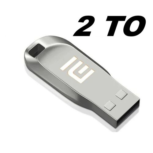 Clé USB 2 To - USB 3.0 Métallique