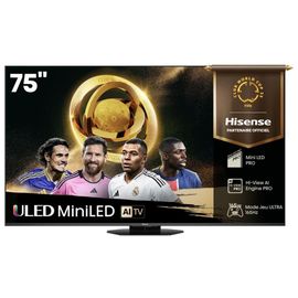 Hisense 75U8Q sw LED-TV Mini LED ULED UHD Multituner BT Smart Dolby Vision HDR