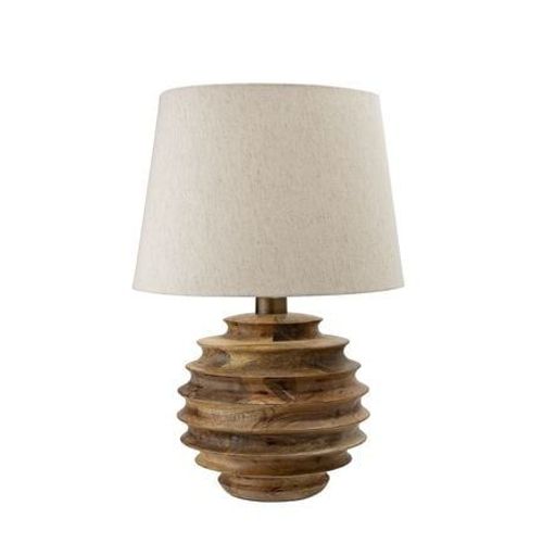 Bloomingville - Lampe De Table Magny En Bois De Manguier  - Marron