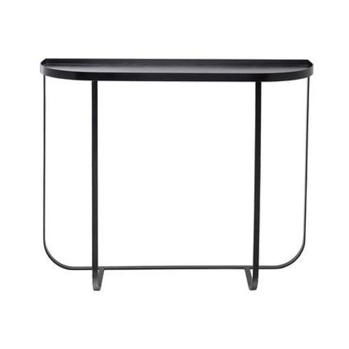 Bloomingville - Table Console Noire En Mã©Tal Harper  - Noir