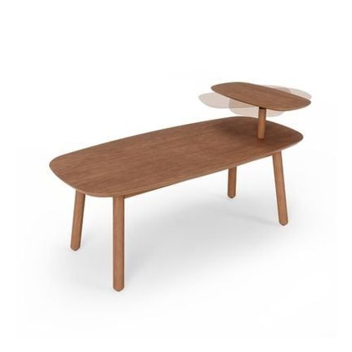 Umbra - Table Basse Avec Tablette Surã©Levã©E L120cm  - Marron