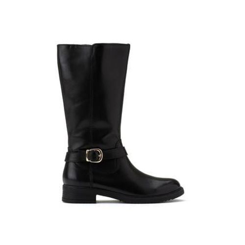La Redoute Collections Bottes En Cuir Zippã©es Esprit Cavaliã¿re Noir