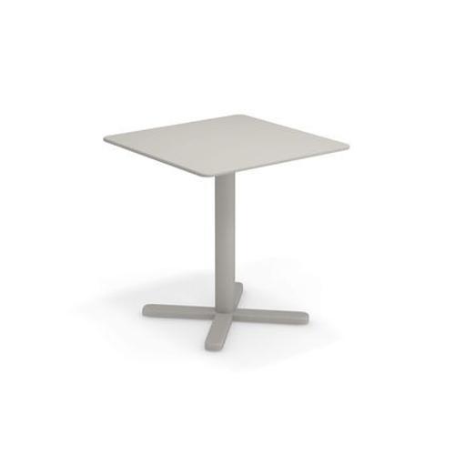 Emu - Table Carrã©E Darwin  - Ciment - 80 X 80 Cm  - Gris