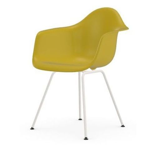 Vitra - Outdoor Eames Plastic Chair Dax - Moutarde - Moutarde - Blanc  - Jaune