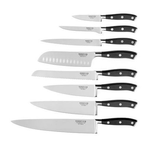 Sabatier Trompette - Vulcano - Set 8 Couteaux De Cuisine  - Gris