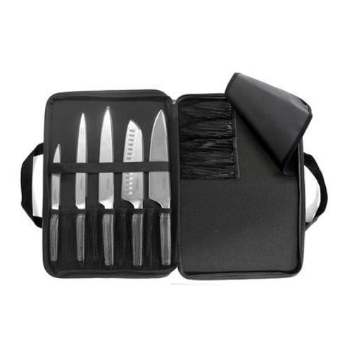 Sabatier Trompette - Asean - Trousse 5 Couteaux De Cuisine  - Gris