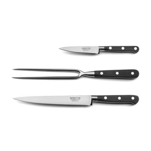Sabatier Trompette - Origin - Set 3 Couteaux De Cuisine  - Gris