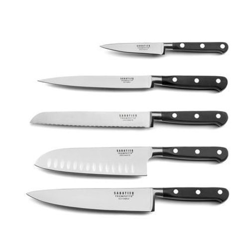 Sabatier Trompette - Origin - Set 5 Couteaux De Cuisine  - Gris
