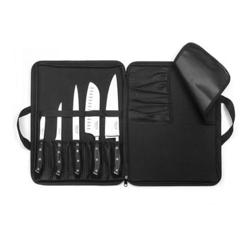 Sabatier Trompette - Vulcano - Trousse 5 Couteaux De Cuisine  - Gris