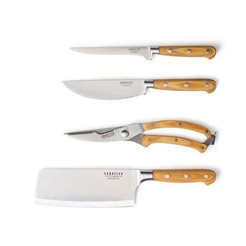 Sabatier Trompette - Essentiel - Set Découpe 4 Pièces - Gris