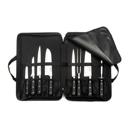 Sabatier Trompette - Origin - Trousse 8 Couteaux De Cuisine  - Gris