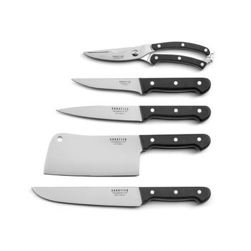 Sabatier Trompette - Universal - Set 5 Couteaux De Boucher  - Gris