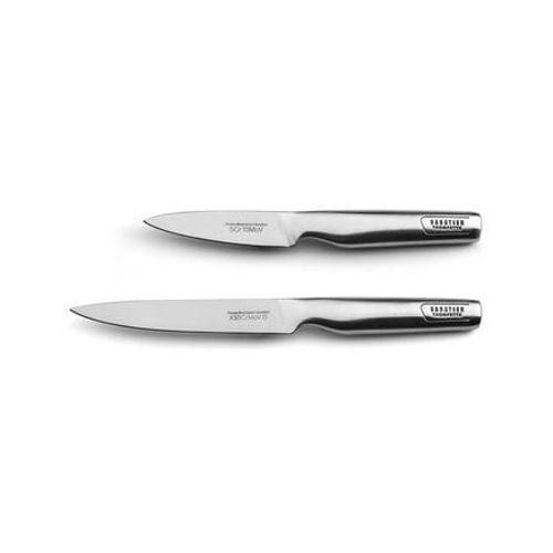 Sabatier Trompette - Asean - Set 2 Couteaux De Cuisine  - Gris