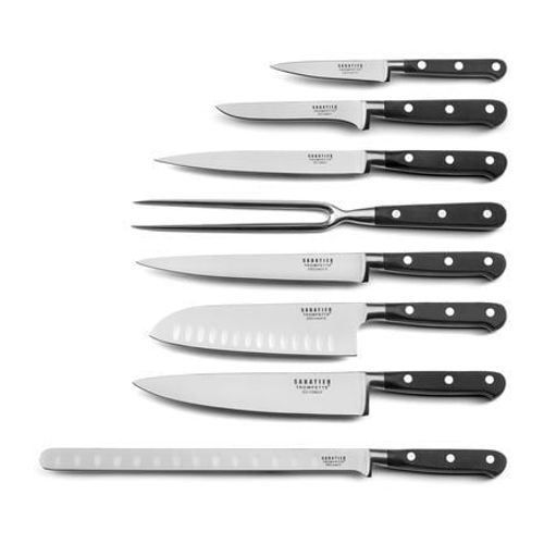Sabatier Trompette - Origin - Set 8 Couteaux De Cuisine  - Gris