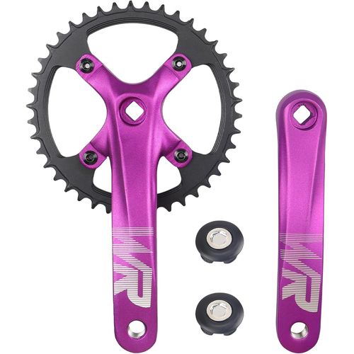 Bike Crankset 170mm 42t Universal Single Speed Bike Crankset 6/7/8/9/10/11 Speed Mtb Bmx Road Bike.[H102]