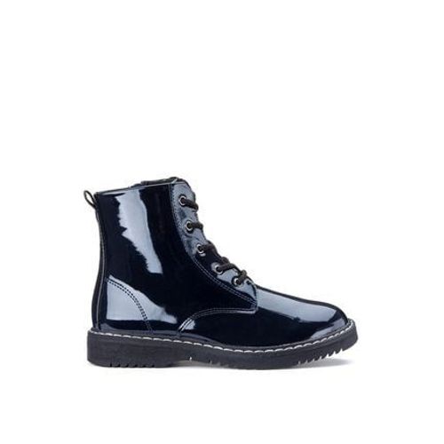 La Redoute Collections Bottines Vernies Zippã©es Bleu